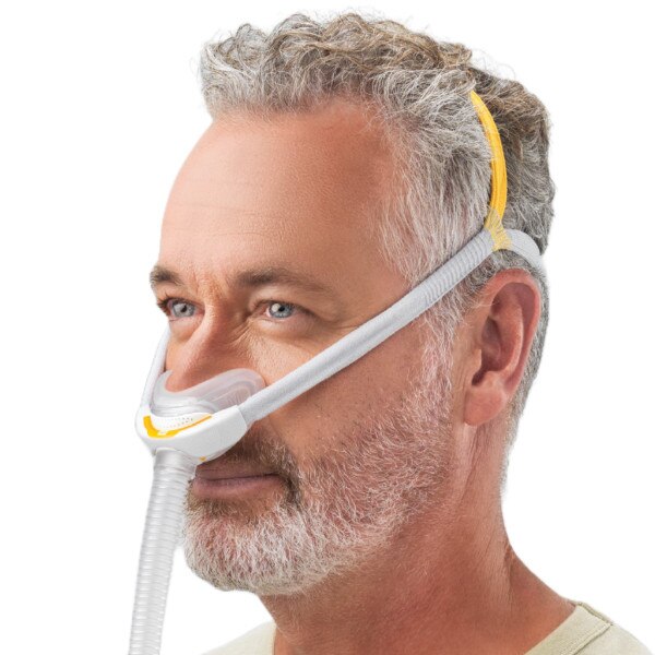 Man Wearing Solo CPAP Mask